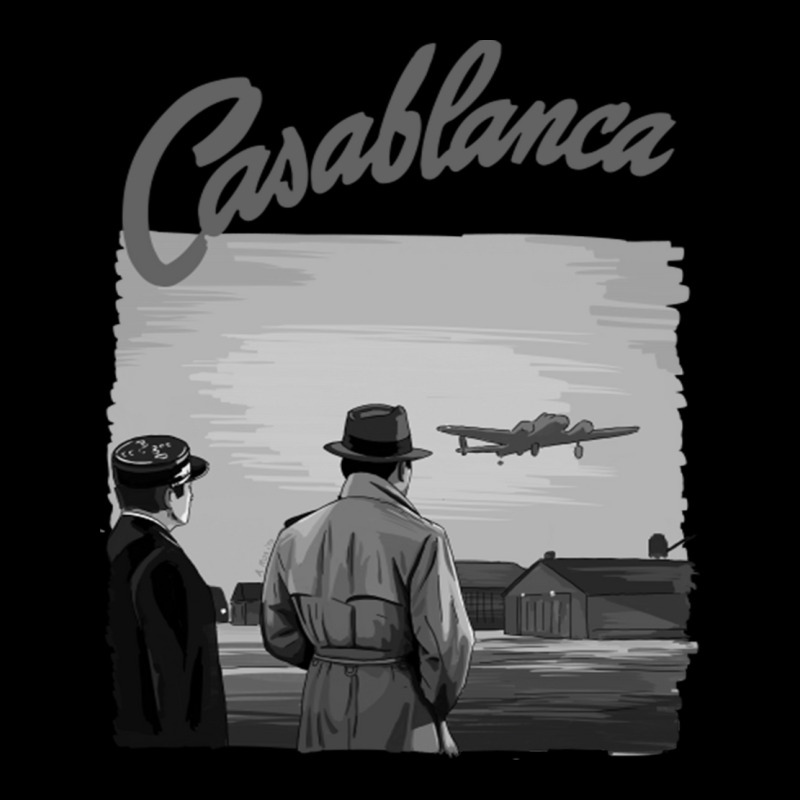 Casablanca Casablanca Illustration With Title Men's Long Sleeve Pajama Set by cm-arts | Artistshot