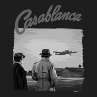 Casablanca Casablanca Illustration With Title Classic T-shirt | Artistshot