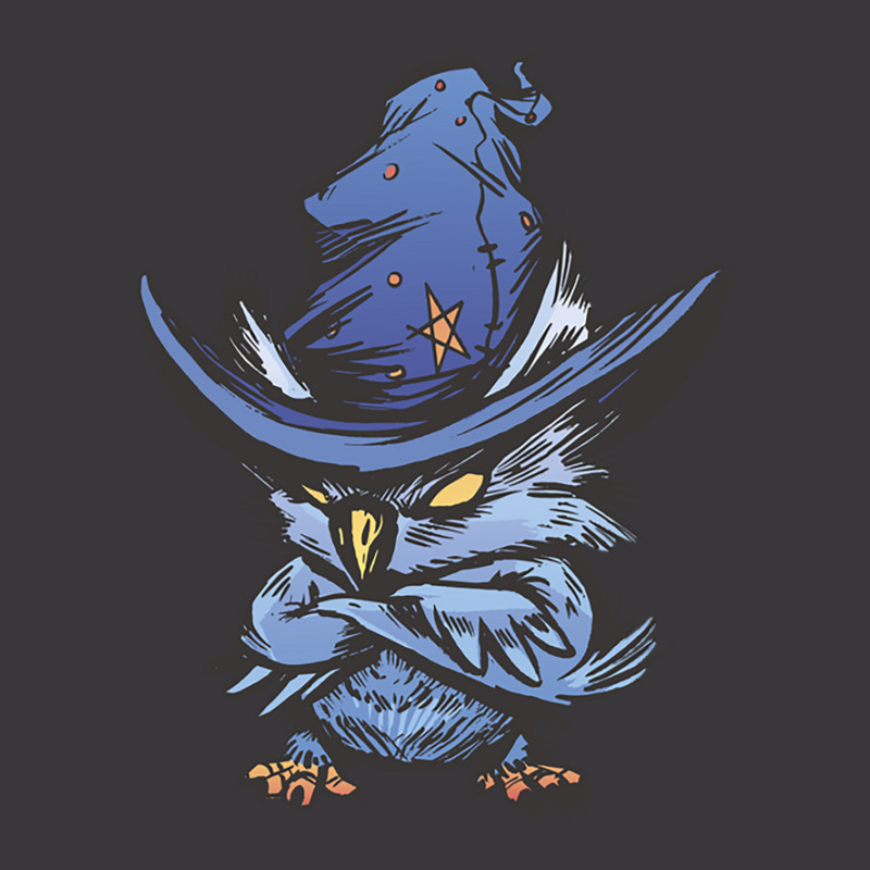 Angry Owl With Witch Hat Ladies Curvy T-Shirt by parcomlaylai | Artistshot