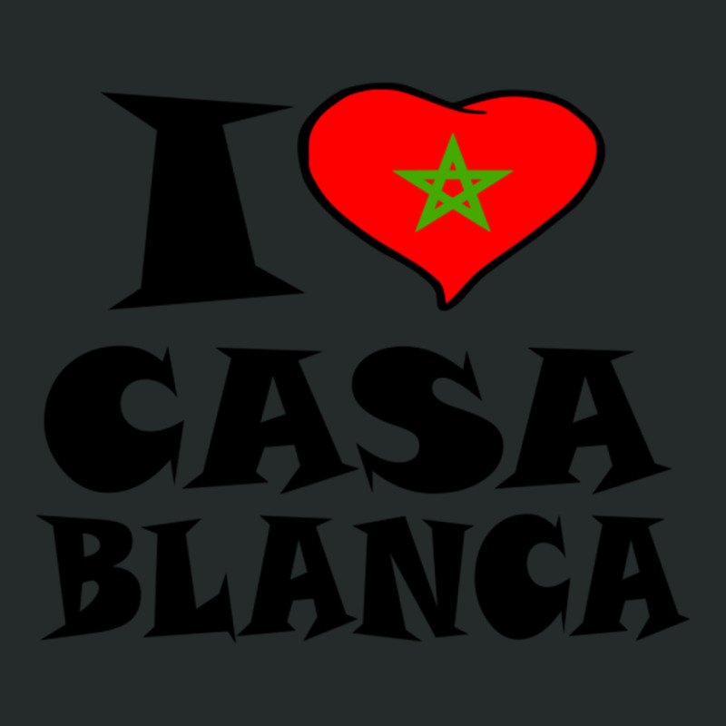 Casablanca I Love Casablanca Women's Triblend Scoop T-shirt by cm-arts | Artistshot