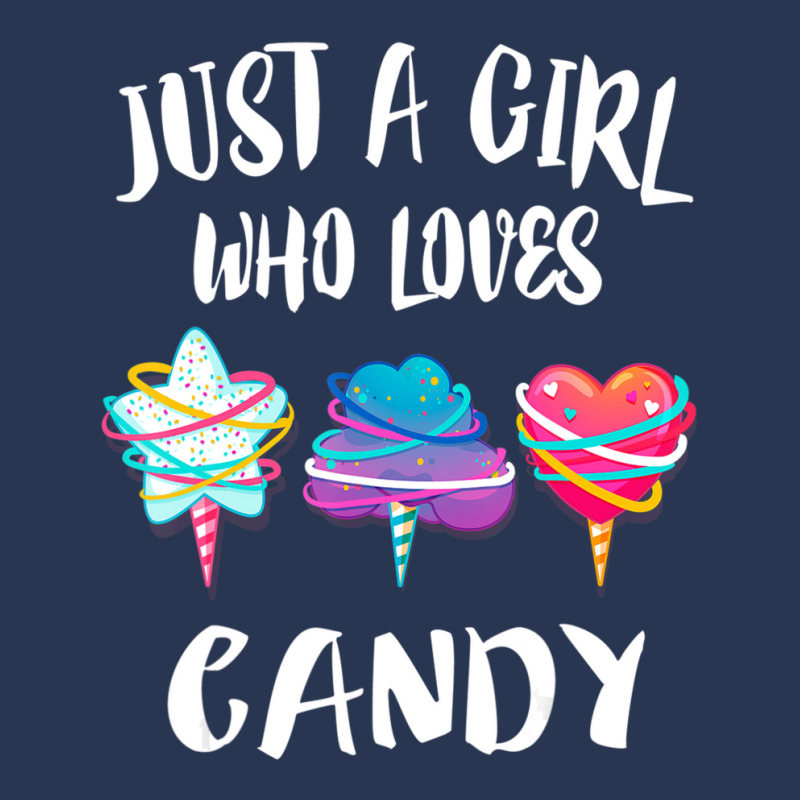 Just A Girl Who Loves Candy Gift Men Denim Jacket | Artistshot