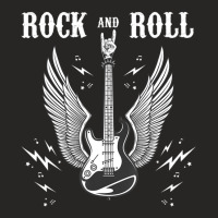 Rock And Roll Music Guitar Lovers Ladies Fitted T-shirt | Artistshot