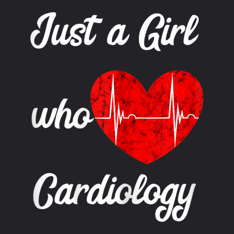 Just A Girl Who Loves Cardiology Heart Ekg Cardiologist Youth Tee by thangdinhsinhelf | Artistshot