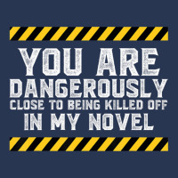 Dangerously Close Writing Novel Writer Novelist Men Denim Jacket | Artistshot