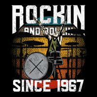 Rockin And Rollin Since 1967 Drummer Birthday Youth Zipper Hoodie | Artistshot