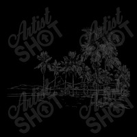 Nature Beauty Beach Mountain Palm Tree  Ocean Parasol Sea Pocket T-shirt | Artistshot