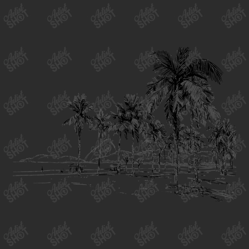 Nature Beauty Beach Mountain Palm Tree  Ocean Parasol Sea Exclusive T-shirt by home12 | Artistshot