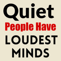 Quiet People Have The Loudest Minds Cropped Hoodie | Artistshot