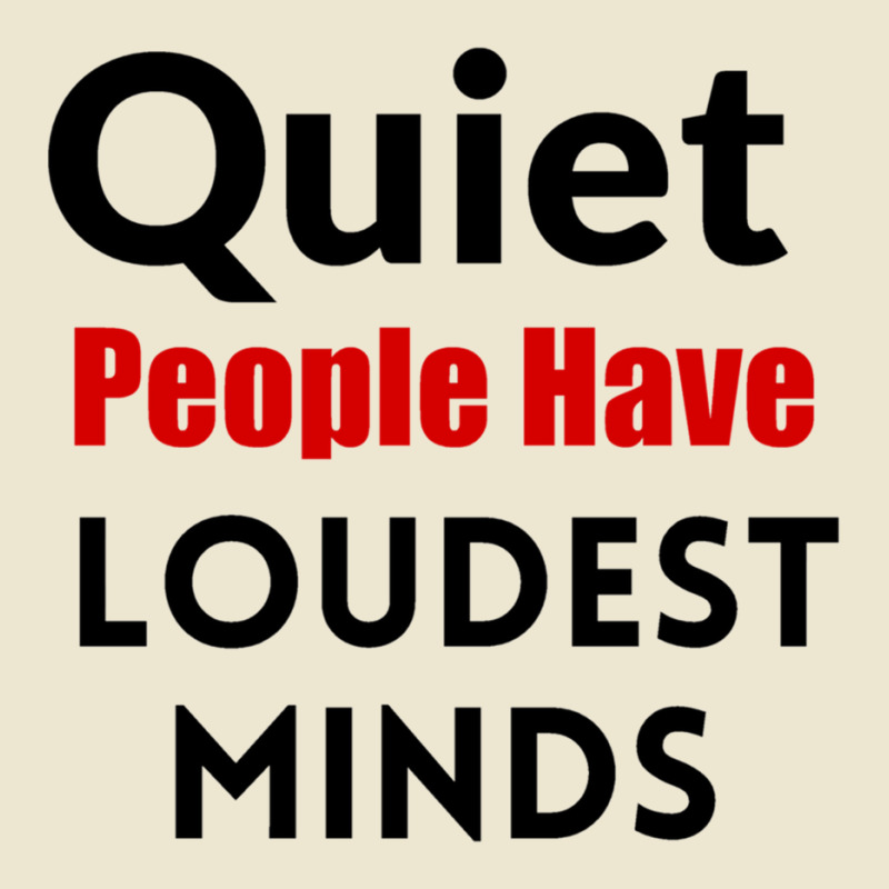 Quiet People Have The Loudest Minds Cropped Hoodie by cm-arts | Artistshot