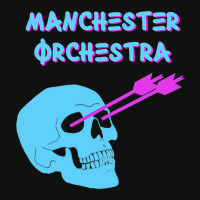 Manchester Orchestra Skull And Arrows T Png Round Patch | Artistshot