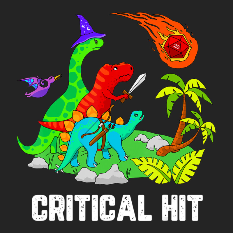 Double Damage Critical Tshirt, Dragons 3/4 Sleeve Shirt by cm-arts | Artistshot