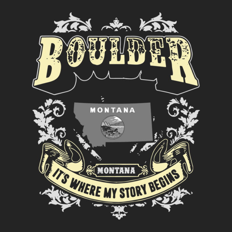 Boulder Montana Montana It Is Where My Story Begins America 3/4 Sleeve Shirt by DeniseRamsey | Artistshot