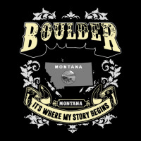 Boulder Montana Montana It Is Where My Story Begins America Men's 3/4 Sleeve Pajama Set | Artistshot