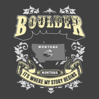 Boulder Montana Montana It Is Where My Story Begins America Vintage T-shirt | Artistshot