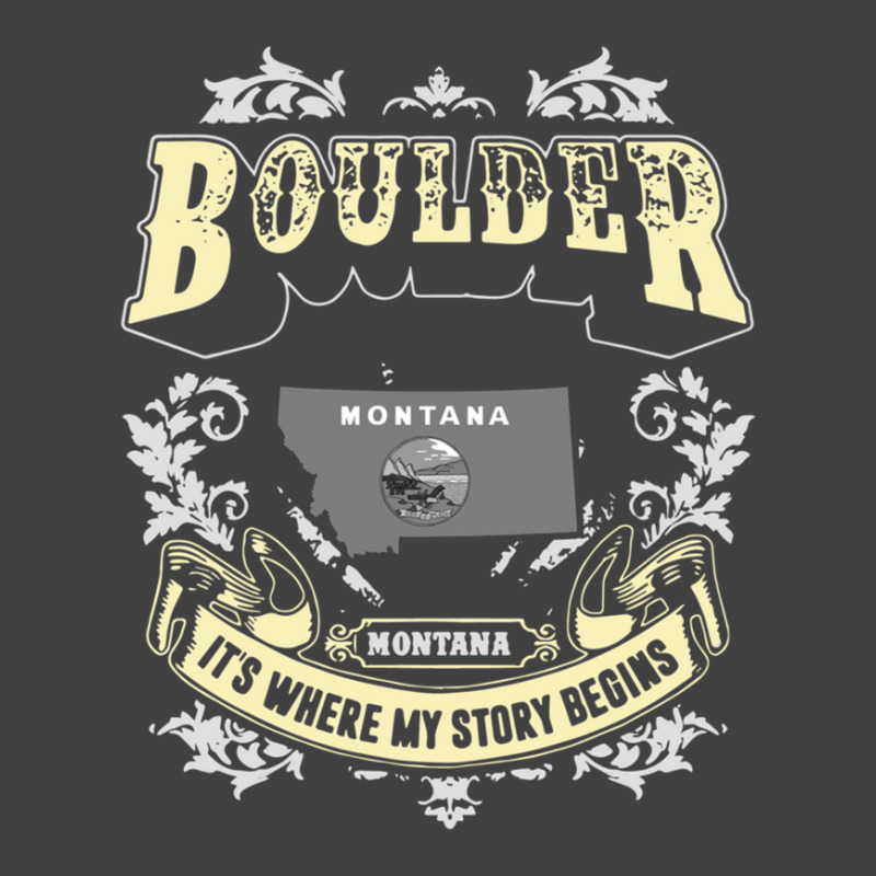 Boulder Montana Montana It Is Where My Story Begins America Vintage T-Shirt by DeniseRamsey | Artistshot