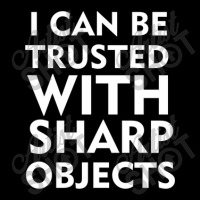 I Can Be Trusted With Sharp Objects Youth Jogger | Artistshot