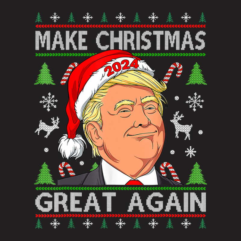 Trump 2024 Make Christmas Great Again Ugly Sweater T-shirt | Artistshot