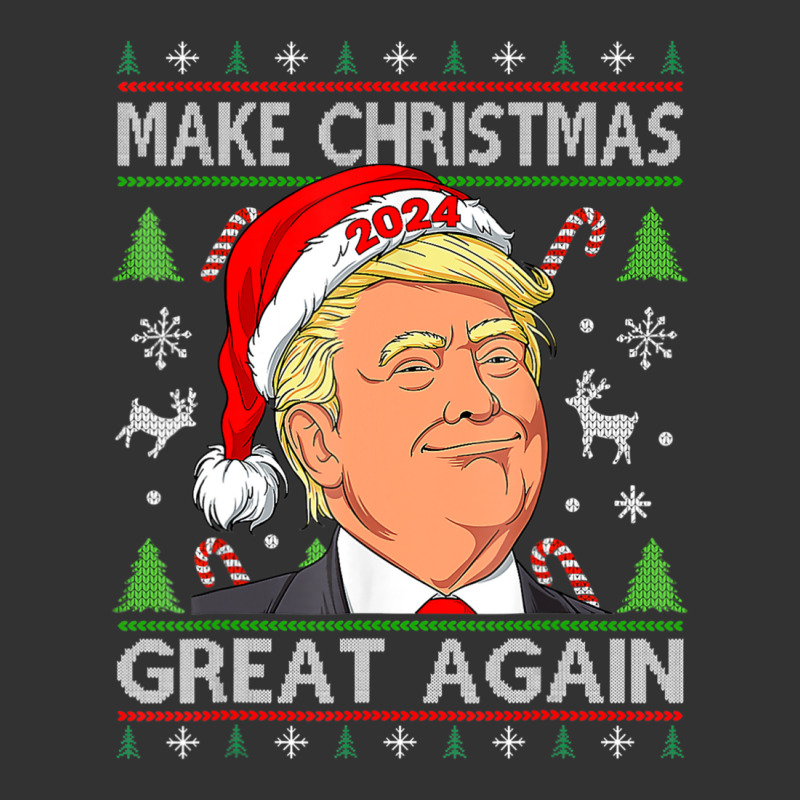 Trump 2024 Make Christmas Great Again Ugly Sweater Baby Bodysuit | Artistshot