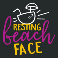 Resting Beach Face Women's Triblend Scoop T-shirt | Artistshot