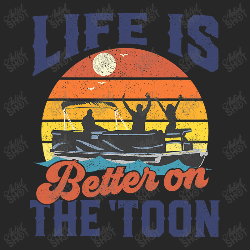 Life Is Better On The Toon Pontoon Boat Boating Fathers Gift Men's T-shirt Pajama Set | Artistshot