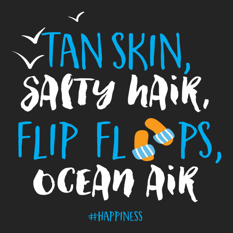 Tan Skin Salty Hair Flip Floops Ocean Air 3/4 Sleeve Shirt | Artistshot