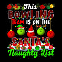 This Bowling Team Is On The Santa's Naughty List Xmas Player V-neck Tee | Artistshot