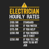 Electrician Hourly Rates Lineman For Electricians 3/4 Sleeve Shirt | Artistshot