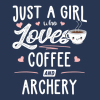 Just A Girl Who Loves Coffee And Archery Gift Women Men Denim Jacket | Artistshot