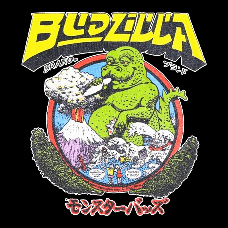 Budzilla, Budzilla Invades Hawaii, The Budzilla, Budzilla Art, Budzill Pocket T-shirt | Artistshot