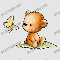 Drawing Of Cute Teddy Bear With Butterfly Exclusive T-shirt | Artistshot