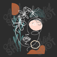 Line Art Face Abstract Art One Line Minimal Exclusive T-shirt | Artistshot