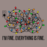 Christmas Lights I M Fine Everything Is Fine Ugly Christmas Vintage T-shirt | Artistshot