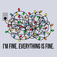 Christmas Lights I M Fine Everything Is Fine Ugly Christmas Fleece Short | Artistshot