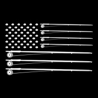 Fly Rod Fishing American Flag Maternity Scoop Neck T-shirt | Artistshot