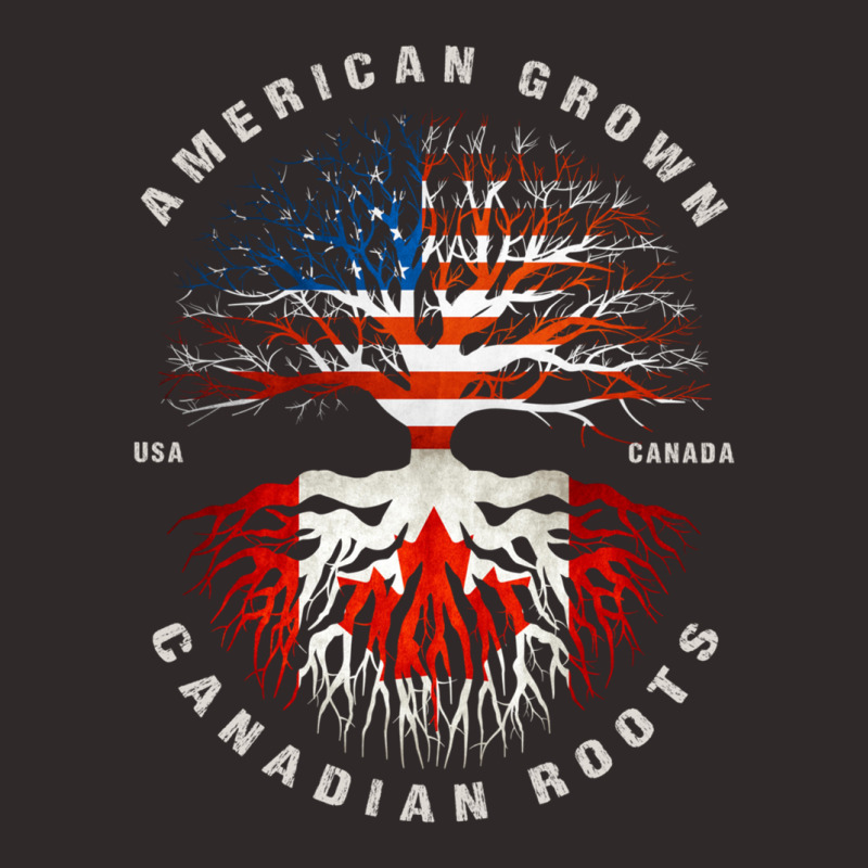 American Grown Canadian Roots Canada Flag Racerback Tank by JolenePender | Artistshot