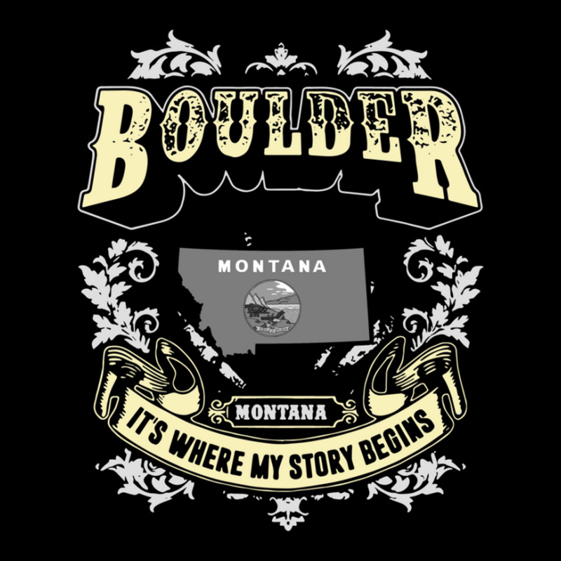 Boulder Montana Montana It Is Where My Story Begins America Cropped Sweater by HeatherThomas | Artistshot