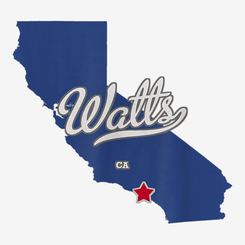 Watts California Los Angeles Ca Map T Shirt Camper Cup | Artistshot