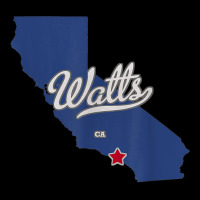 Watts California Los Angeles Ca Map T Shirt Zipper Hoodie | Artistshot