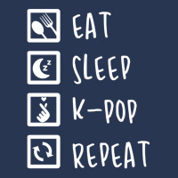 Eat Sleep K-pop Repeat Perfect Combination Music Shirt Essential Men Denim Jacket | Artistshot