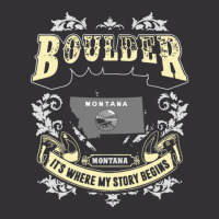 Boulder Montana Montana It Is Where My Story Begins America Vintage Hoodie | Artistshot