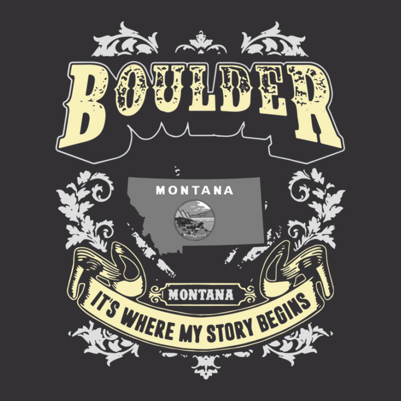 Boulder Montana Montana It Is Where My Story Begins America Vintage Hoodie by RobertTaylor | Artistshot