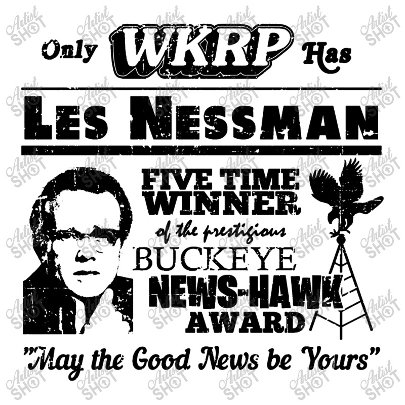 Les Nessman, Buckeye News Award, Distressed   Wkrp V-neck Tee | Artistshot