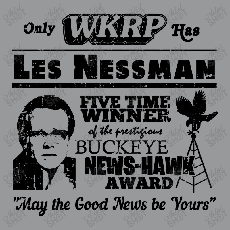 Les Nessman, Buckeye News Award, Distressed   Wkrp Crewneck Sweatshirt | Artistshot