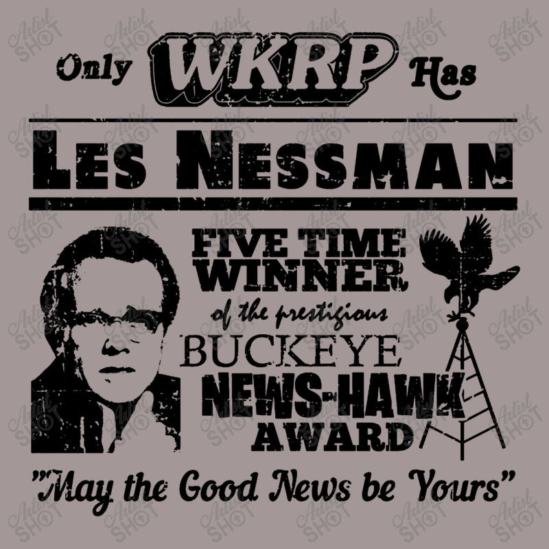 Les Nessman, Buckeye News Award, Distressed   Wkrp Vintage Hoodie | Artistshot