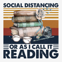 Book Reading Reader Social Distancing Or As I Call It Reading Vintage  Adjustable Cap | Artistshot