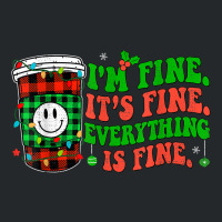 It's Fine I'm Fine Everything Is Fine Christmas Coffee Latte Crewneck Sweatshirt | Artistshot