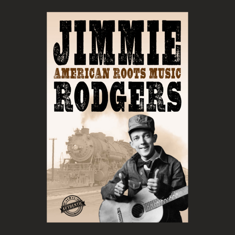 Jimmie Rodgers - American Roots Ladies Fitted T-Shirt by cm-arts | Artistshot