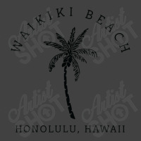 Retro Cool Waikiki Beach Hawaiian Island Palm Tree Souvenir Vintage T-shirt | Artistshot