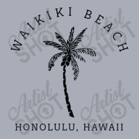 Retro Cool Waikiki Beach Hawaiian Island Palm Tree Souvenir Tank Dress | Artistshot