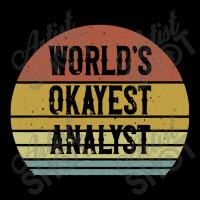 World's Okayest Analyst Fleece Short | Artistshot